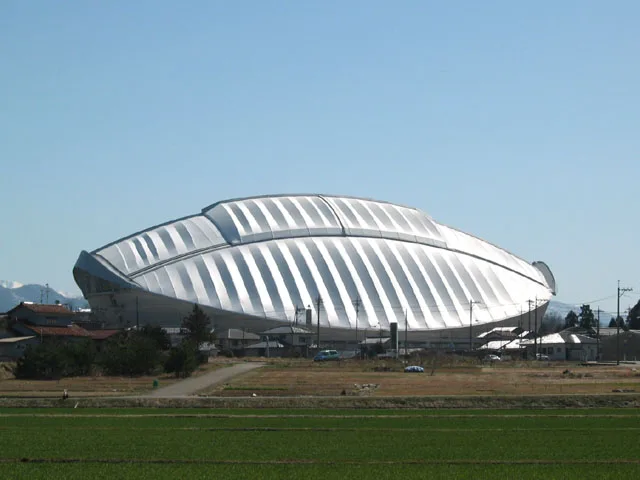 سقف جمع شونده Komatsu Dome